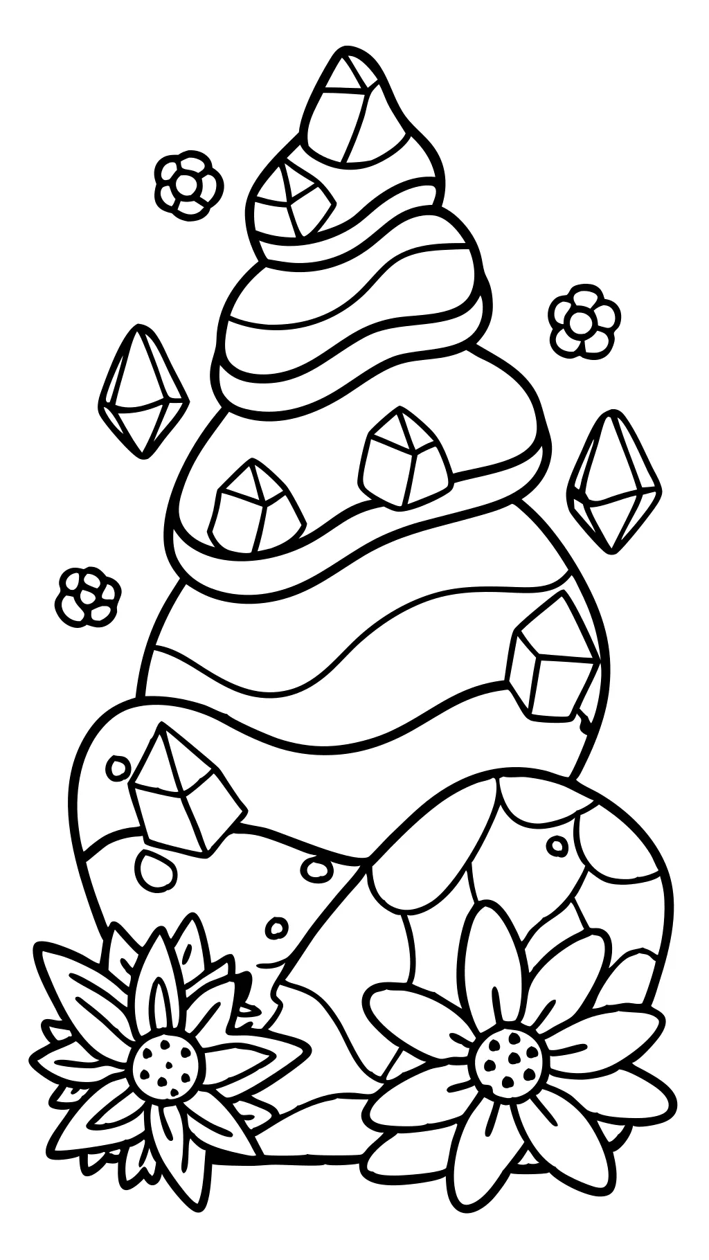 rock coloring pages